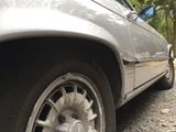 a car that is parked on the side of the road