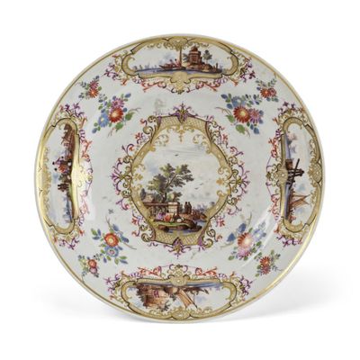 une image représentant une assiette sur laquelle figurent un homme et une femme