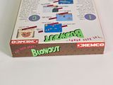 a box that has a bunch of stickers on it