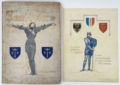 FUNCK BRENTANO (Frantz). JEANNE D'ARC. P., Boivin, [1912]. In-folio en - Photo 1