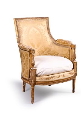 an image of a chair with a cushion on it