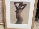 a picture of a naked woman in a picture frame
