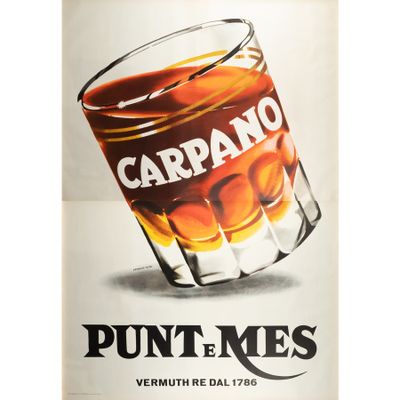 Carpano, Punt & Mes' [Gotto]. Affiche en lithographie offset…