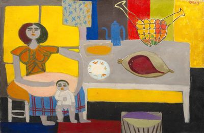 DANY LARTIGUE (1921-2017), « La raie », c.
