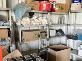 a room filled with lots of bottles and boxes