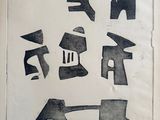 un dessin en noir et blanc représentant différents types d'outils