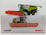 a box with a picture of a tractor and a combiner
