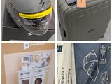 plusieurs photos de différents types de bagages sur lesquels sont accrochées des étiquettes