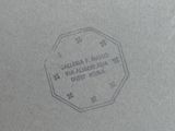 an image of a close up of a stamp on a piece of paper