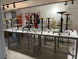 a photo of a clothing store with a lot of clothes on display
