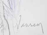 a drawing of a man and a woman with a name written on it