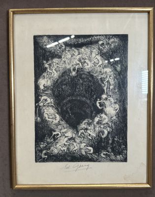 an image of a black and white drawing of a heart