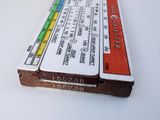 a close up of a box with a label on it
