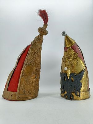 [THEATRE] : Casques prussiens réalisés pour le théâtre