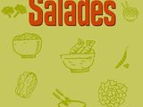 the cover of the book salades