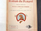 french children ' s book, le roman du renard, with illustrations by benjamin raber