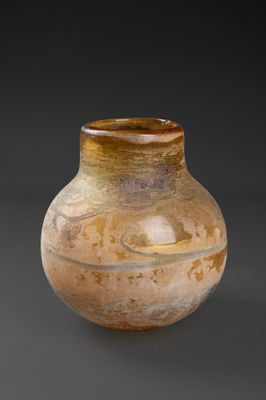 SEGUSO à Murano Vase en verre avec inclusion de poudre métal…