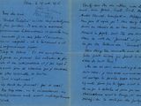 un gros plan d'un morceau de papier sur lequel on a écrit