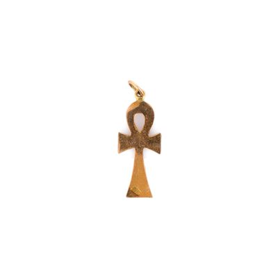 pendentif « ankh » en or orné d'une croix égyptienne