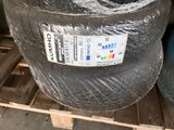 a plastic container that is sitting on a pallet
