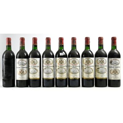 9 Btles Château CAMENSAC, Haut-Médoc, 1985. - Photo 1
