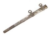 an image of a very old dagger on a white background