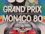 une image d'une affiche du Grand Prix de Monaco de 1980