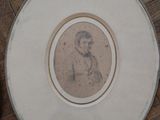 a picture of a picture of a man on a plate