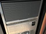 an image of a refrigerator door with a freezer inside of it