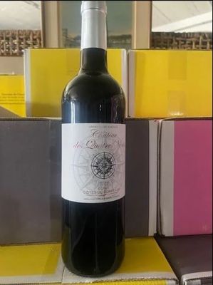 60 Bouteilles Vin Rouge DU Chateau Des Quatres Vents 2022 - …