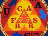 an image of a poster with a triangle and the words u s a on it