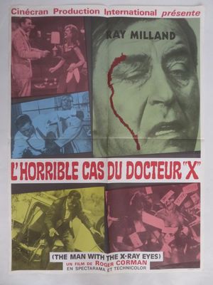 L'homme aux yeux à rayons X - affiche de film français