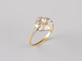 an image of a gold and diamond ring