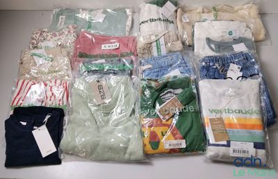 un tas de vêtements posés sur une table