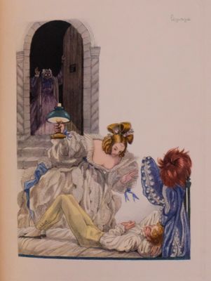 a picture of a book with a picture of a woman and a child