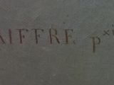 a close up of the writing on the wall