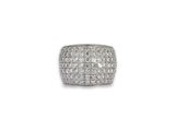 a white gold and diamond ring