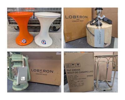 FORT ENSEMBLE DE PETITS MOBILIERS ET DECORATIONS (environ 1m3)  DONT B - Photo 1