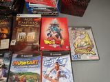 a lot of video games on the table together