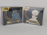Deux boîtes de « Pokémon Méga-Évolutions » sont présentées côte à côte