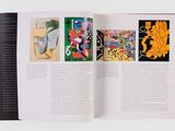 an open book with a picture of a bunch of different things on it