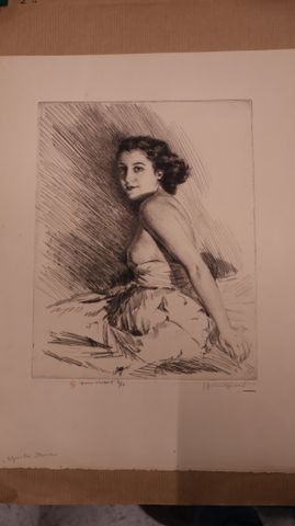 Lucien Henri GRANDGERARD (1880-1970). Pochette numérotée contenan...