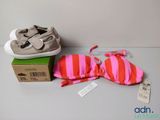 brassière rayée rose et orange, brassière rayée rose et orange, brassière rayée rose et orange, brassière rayée rose et orange