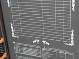 une affiche collée sur le côté d'un réfrigérateur, sur laquelle figure une liste de prix