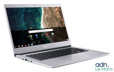 a close up of a laptop computer on a white background
