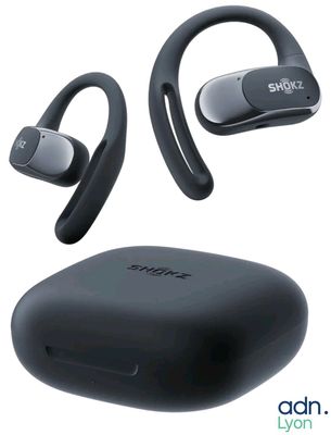 une image représentant une paire d'écouteurs Bluetooth et leur étui
