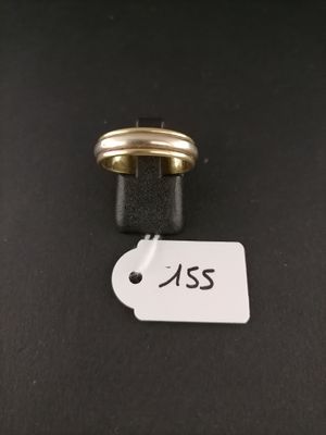 a close up of a black suitcase with a tag on it
