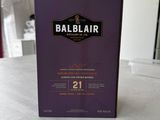 ballblair 21 year old single malt scotch whisky