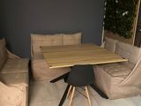 a couch and a table in a living room
