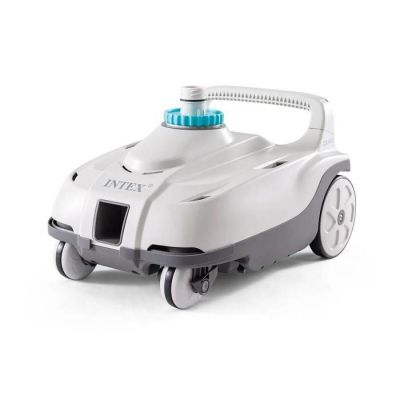 une image d'une tondeuse à gazon robotisée sur fond blanc
